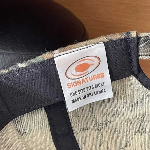 Vintage Remington Camouflage Hunting Adjustable Strapback Hat Cap Rare - Picture 10 of 11